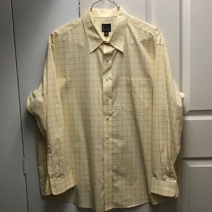 Jos A. Bank Plaid Button Down Collar Shirt